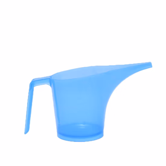Jarra medidora de plástico de polipropileno de 1000 ml, jarra con embudo lista para enviar